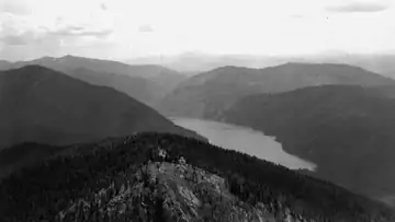 Aerial photo of Sullivan Mtn.