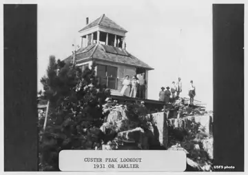 Custer Peak in the 1920s
