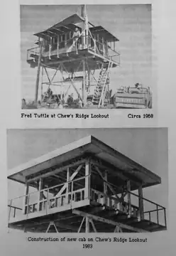 Photo of Chews Ridge Lookout, 1988