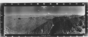 Finney Peak Lookout panoramic 8-29-35 (SE)