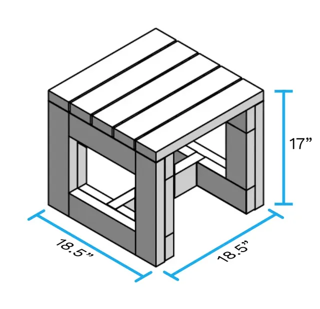 Stool, assembled
